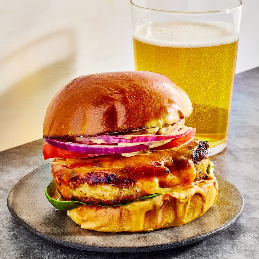 Cocktail Chicken Burger
