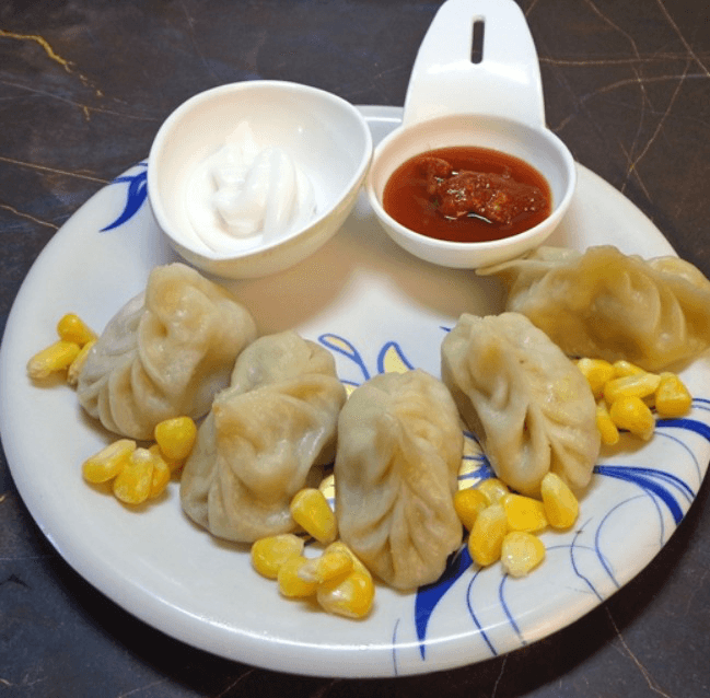 Corn Steamed Momos